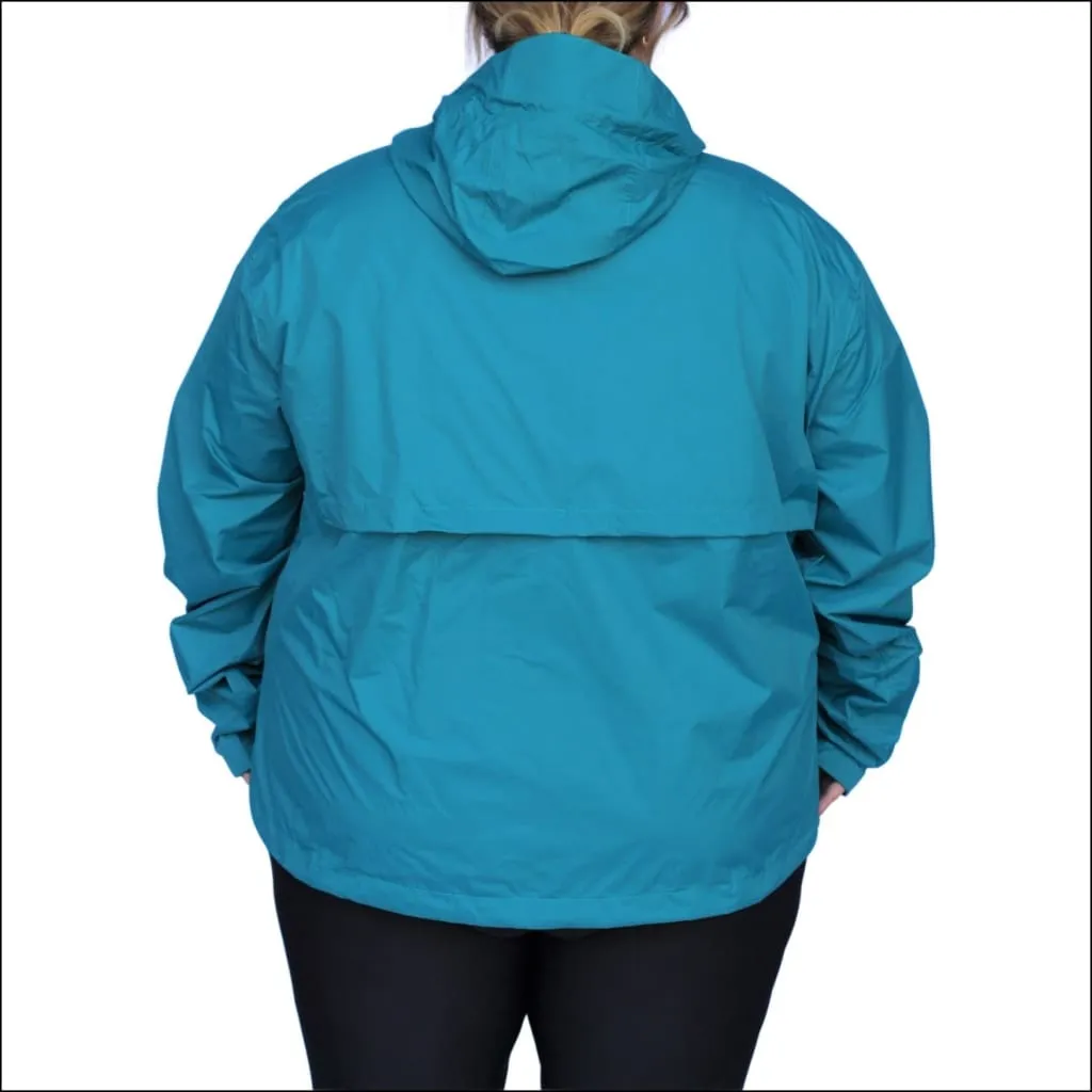 Women’s Plus Size Packable 1X-6X Windbreaker Rain Jacket