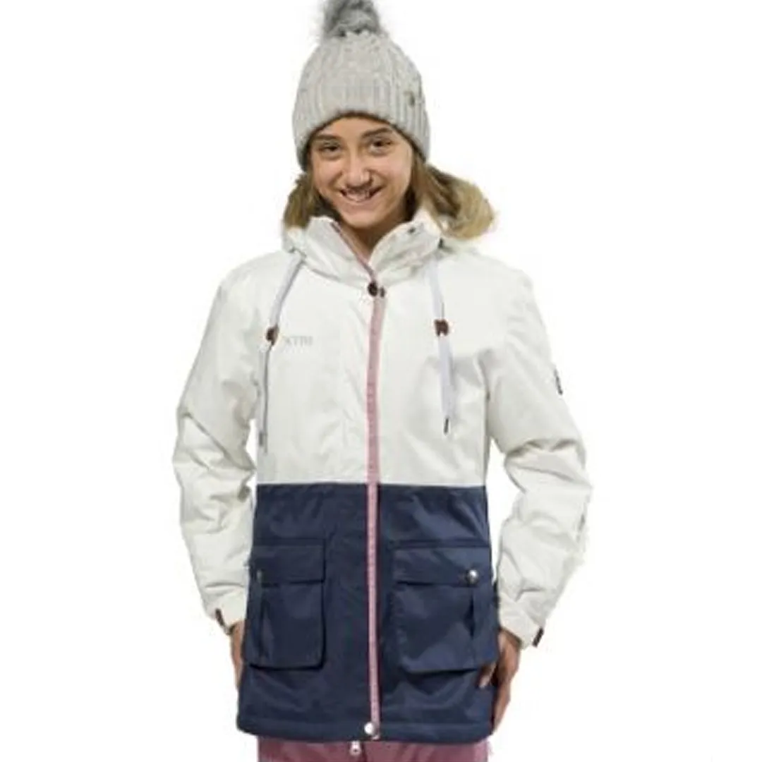 XTM MADISON KIDS JACKET WHITE/NAVY